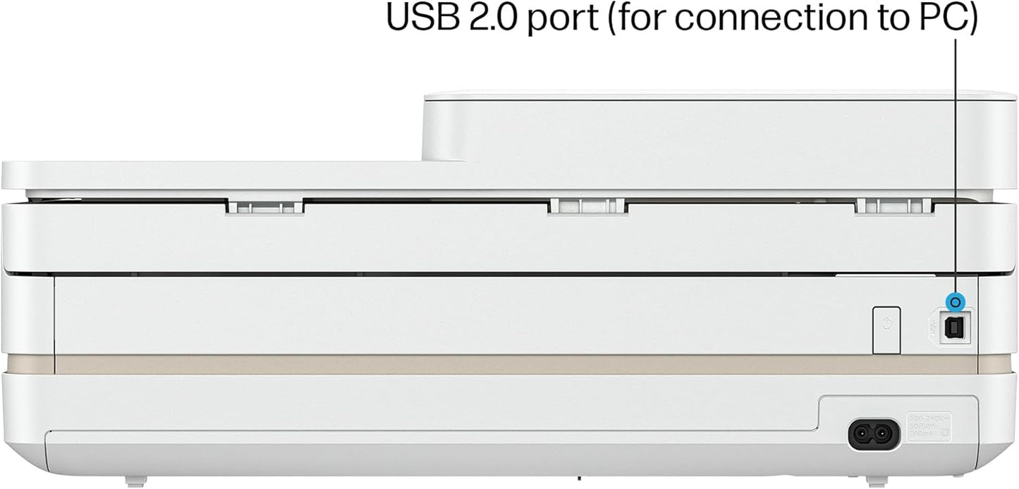 HP Envy 6555e Wireless All-in-One Color Inkjet Printer, Print, scan, Copy, Duplex Printing Best-for-Home, 3 Months of Ink Included (714N5A)