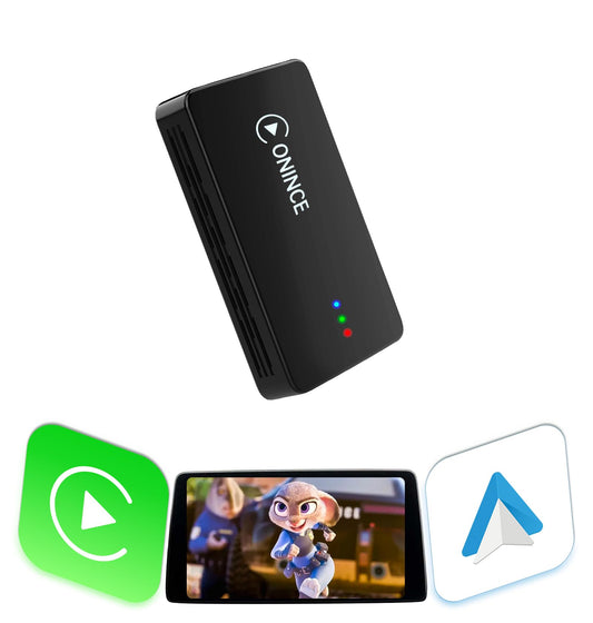 CarPlay Box Streaming Device for Car, Wireless CarPlay Adapter & Android Auto Wireless Adapter with Netflix YouTube Disney+ Prime Video, for Factory Wired CarPlay Cars