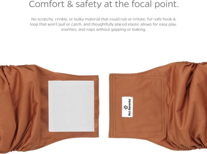 Pet Parents Premium Washable Belly Bands for Male Dogs & Extendrs, (3pack) of Male Dog Diapers & Male Dog Belly Bands, Color: Natural, Size: Small Dog Diapers Male