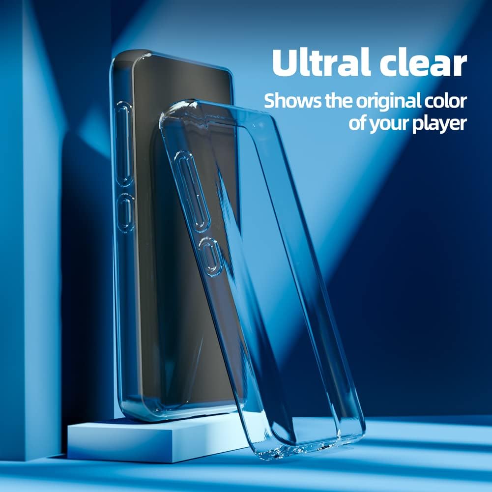 innioasis G1 G3 Mp3 Player Case, Clear Case for Mp3 Player Anti-Scratch Shock Absorption 4.0 inch Case Crystal Clear