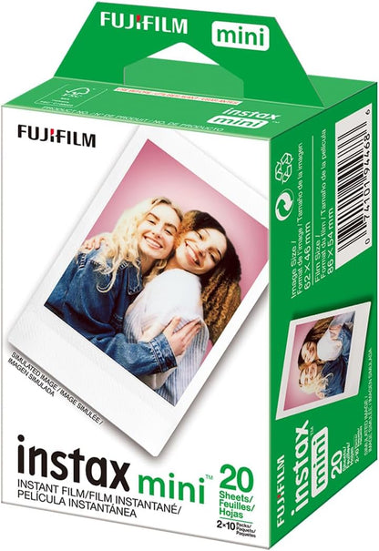 Fujifilm Instax Mini Instant Film, 2 x 10 Shoots X 2Pack (Total 40 Shoots) Value Set