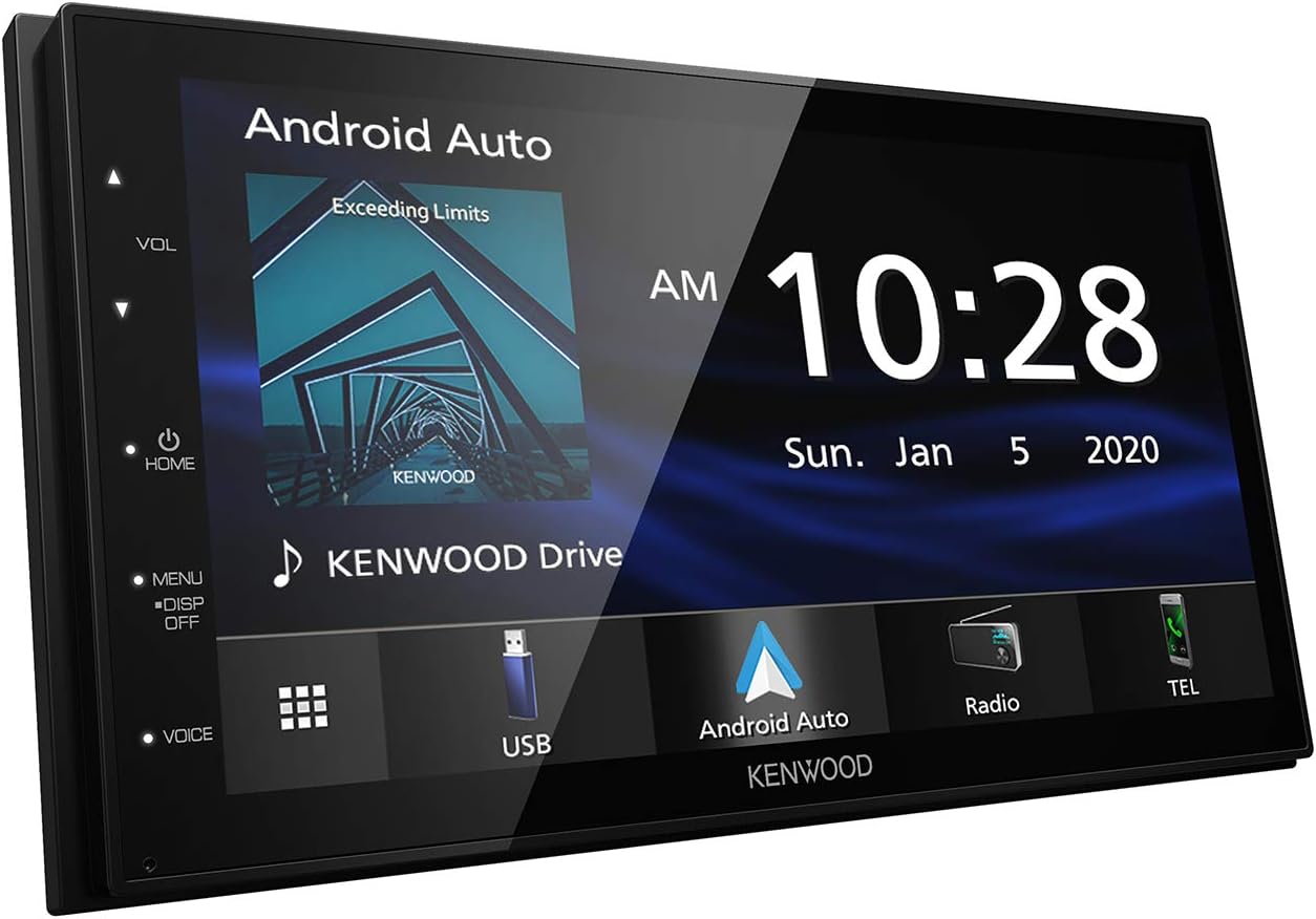 Kenwood DMX4707S 6.8" Digital Media Touchscreen Receiver w/Apple CarPlay and Android Auto