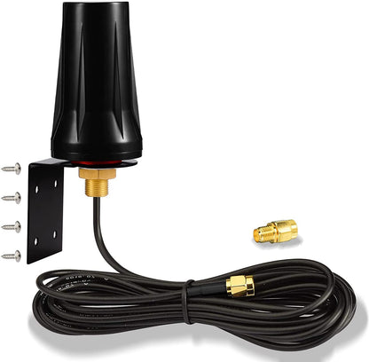Bingfu 4G LTE Outdoor Wall Mount Waterproof Antenna SMA Male Antenna Compatible with Verizon AT&T T-Mobile Sprint 4G LTE Router Gateway Modem Cellular Trail Camera