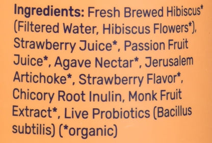 Wild Wonder Organic Strawberry Passion Sparkling Drink, 12 FZ