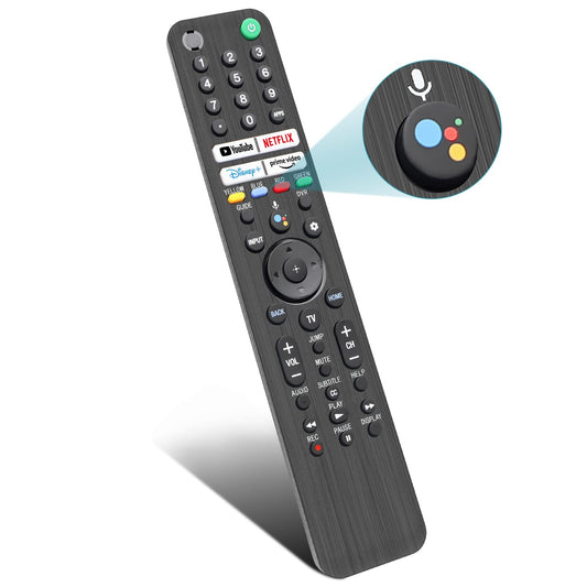 for Sony TV Remote Replacement, for All 2019-2024 Sony Remote for Sony Bravia TV Remote with Voice Command. for Sony Smart TV XR/XBR/KD/K Series 4K LED OLED Google/Android TVs. 1-Year Full Warranty.