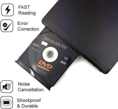 DVD Player HDMI for TV, LONPOO Compact Multi Region DVD CD Disc Player with Full HD Picture Quality,Anti-Skip,No Picture Freeze,Noise Cancellation,Microphone Port,USB Playback,HDMI & AV Cable Included