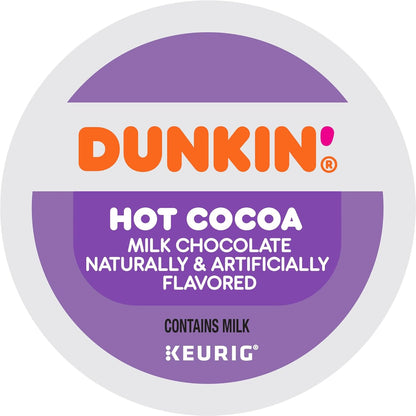 Dunkin' Donuts® Milk Chocolate Hot Cocoa Single-Serve K-Cup®, Box Of 22