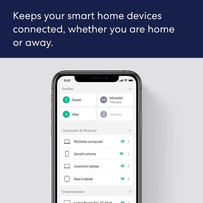 Amazon eero 6+ mesh wifi router (newest model) - Say goodbye to wifi dead spots, Coverage up to 4,500 sq. ft., Connect 75+ devices, 3-pack