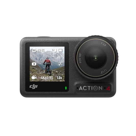DJI Osmo Action 4 Standard Combo, Waterproof Action Camera 4K with 1/1.3" Sensor, Low-Light Imaging, Long-Lasting 160 Mins, Stabilization, Dual Touchscreens, Vlogging Camera for Travel, Sports
