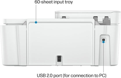 HP DeskJet 4255e Wireless All-in-One Color Inkjet Printer, Scanner, Copier, Best-for-Home, 3 Months of Ink Included (588S6A)