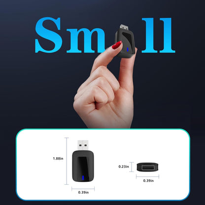CarPlay Wireless Adapter for iPhone and Android Auto, Wireless CarPlay Dongle for Cars from 2016 and iOS 10+ USB Type-C (CarPlay Wireless Adapter)
