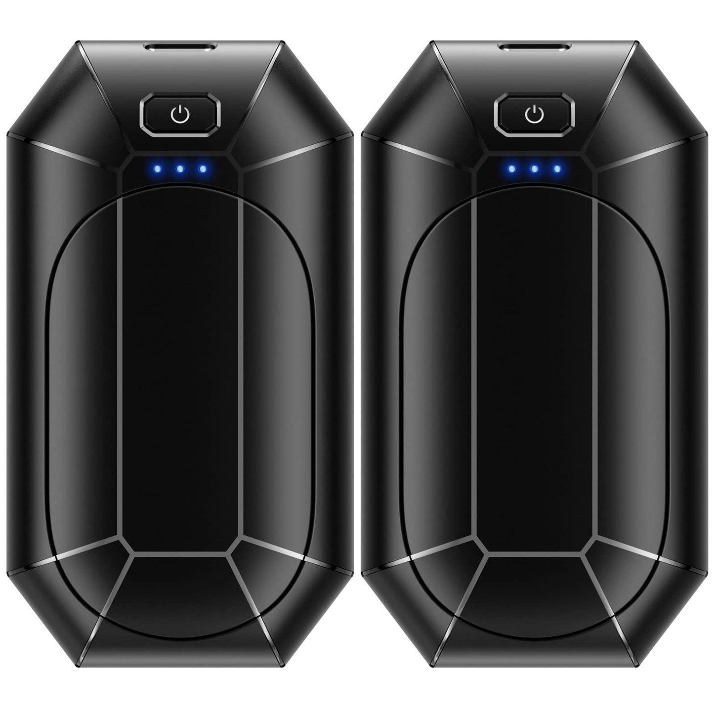 Hand Warmers Rechargeable, Dnaleao 2 Pack 4000mAh Electric Portable Pocket Heater, Heat Therapy Great for Outdoors, Hunting, Golf, Camping, Warm Gifts