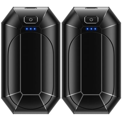 Hand Warmers Rechargeable, Dnaleao 2 Pack 4000mAh Electric Portable Pocket Heater, Heat Therapy Great for Outdoors, Hunting, Golf, Camping, Warm Gifts