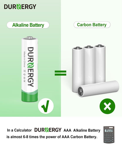 AAA Batteries 100 Pack, 10 Years Shelf Life, Triple AAA Batteries 1200mAh for Remote Control, Piles AAA, LR03 Alkaline