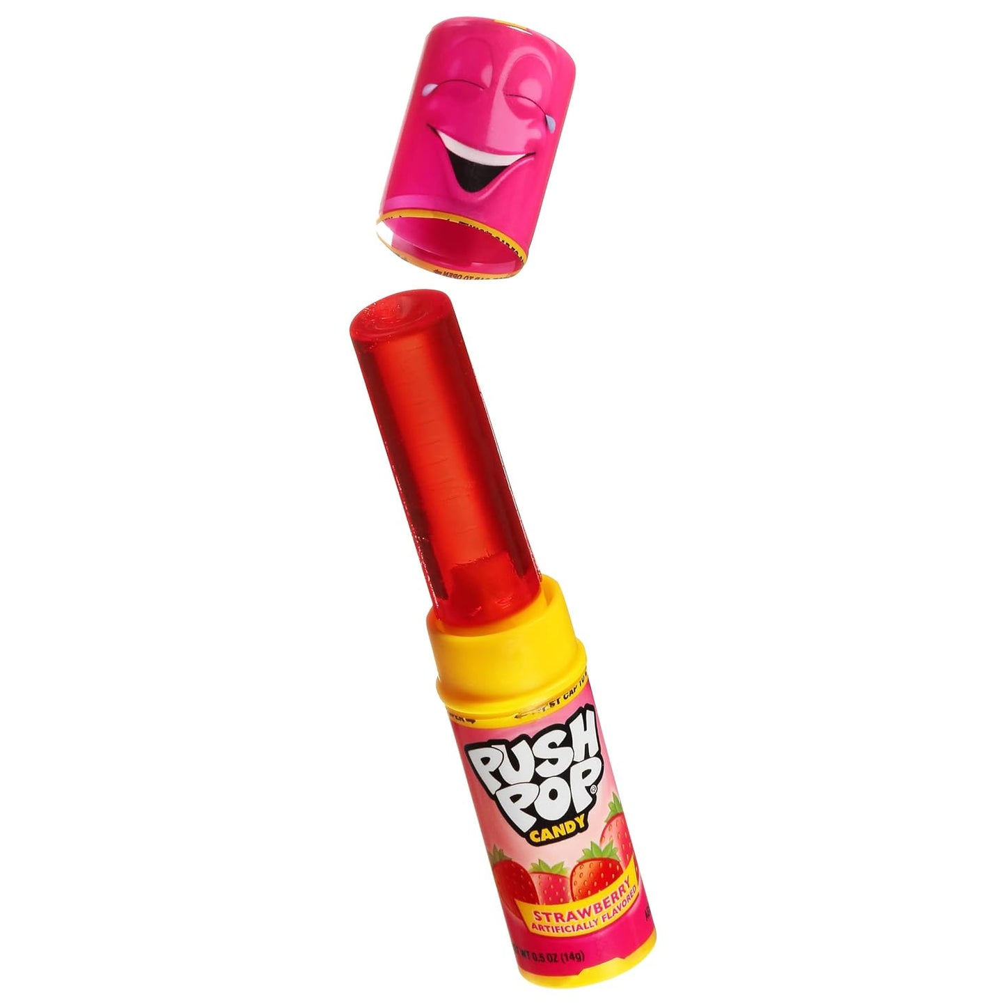 Push Pop Holiday Candy Lollipops - 24 Ct Candy Variety Pack in Assorted Fruity Flavors - Individually Wrapped Hard Candy For Party Favors, Stocking Stuffers, Holiday Gifts for Kids