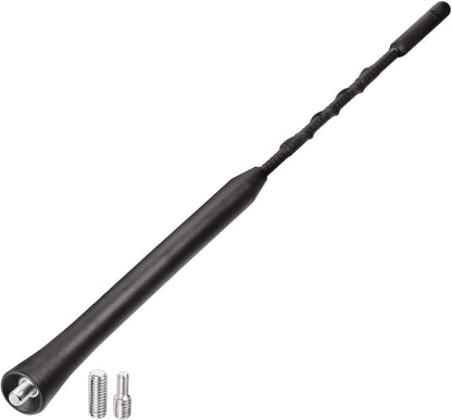 Bingfu Universal Vehicle Roof Mount Rubber Car Antenna Replacement Mast 9inch Compatible with Jeep Ford GMC Dodge Chevrolet Toyota Hyundai Infiniti Kia Nissan Chevy Mazda 3 Subaru Forester Vehicles