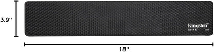 HyperX Wrist Rest - Full Sized - Cooling Gel - Memory Foam - Anti-Slip - Ergonomic - Keyboard Accessory, Black