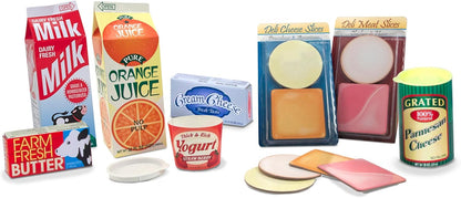 Melissa & Doug Fridge Groceries Play Food Cartons (8 pieces) - FSC Certified