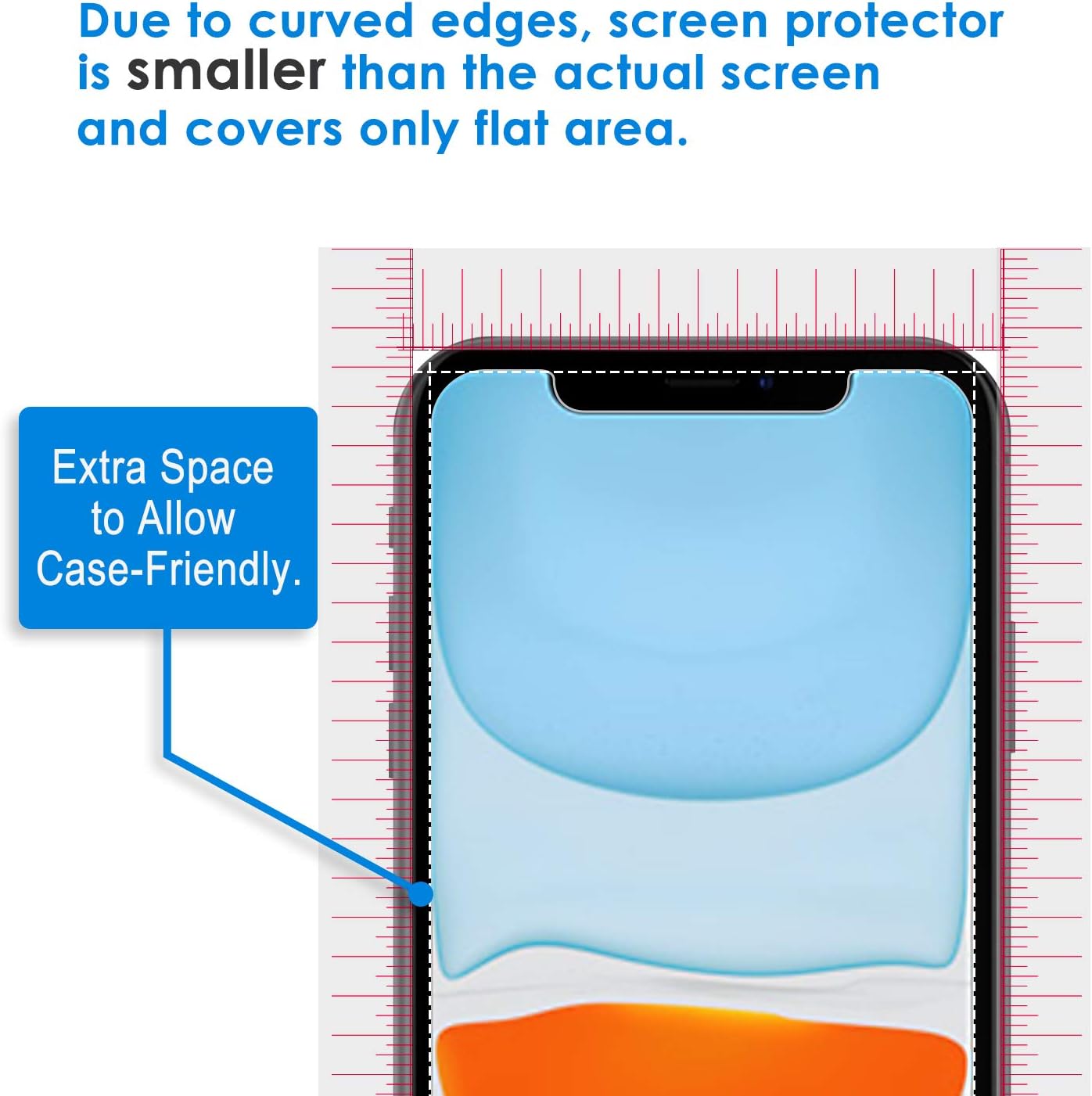 JETech Screen Protector for iPhone 11 and iPhone XR 6.1-Inch, Tempered Glass Film, 2-Pack