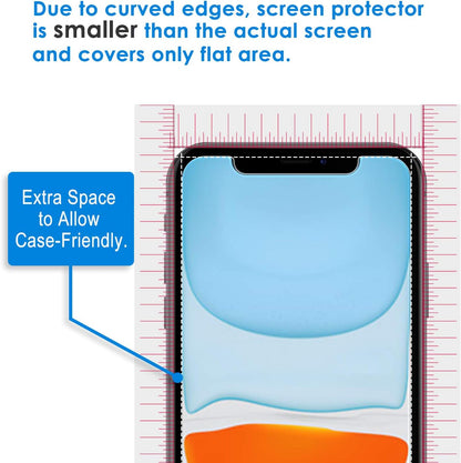 JETech Screen Protector for iPhone 11 and iPhone XR 6.1-Inch, Tempered Glass Film, 2-Pack