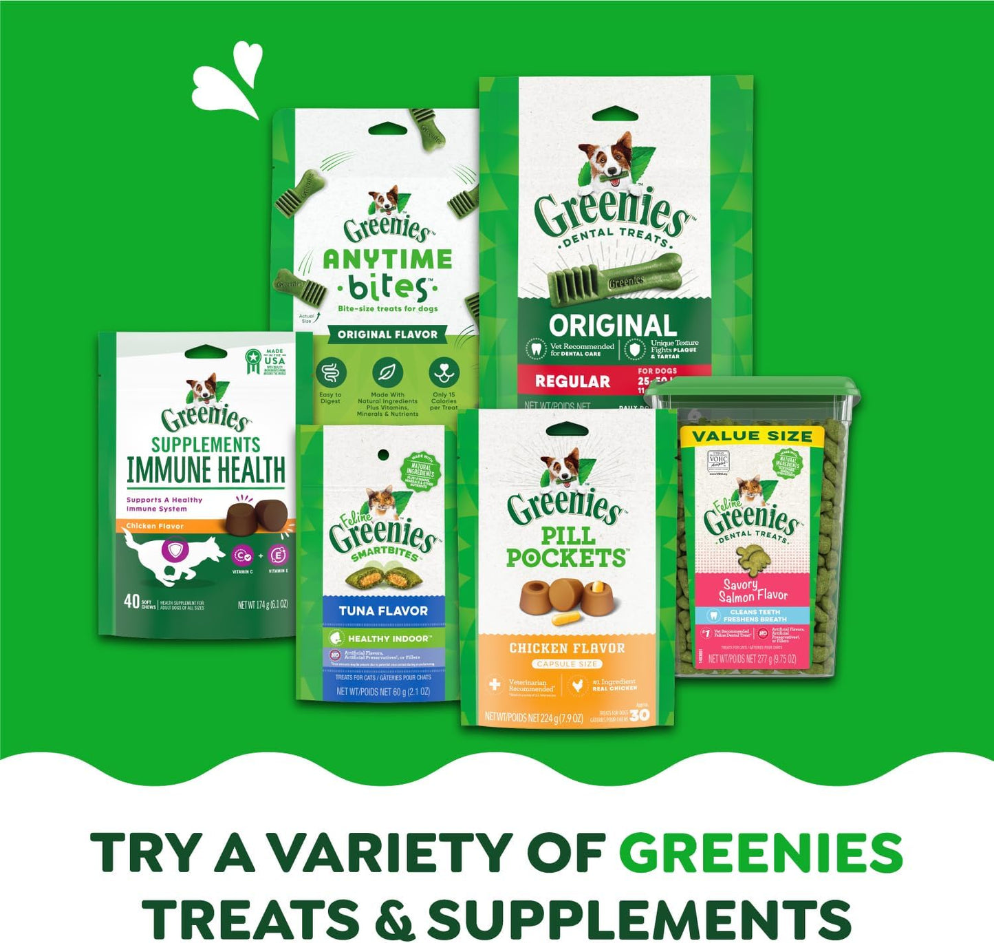 Greenies Pill Pockets for Dogs Capsule Size Natural Soft Dog Treats with Real Peanut Butter, 7.9 oz. Pack (30 Treats)