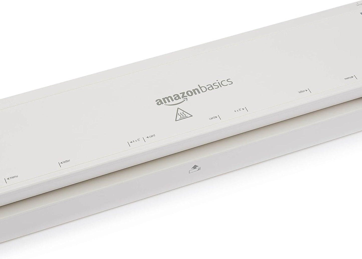 Amazon Basics Easy to Use 12-Inch Thermal Laminator Machine, For Home Office or School, White