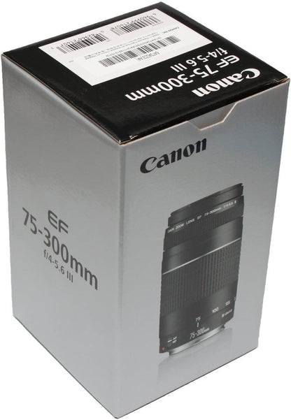 Canon EF 75-300mm f/4-5.6 III Telephoto Zoom Lens Black