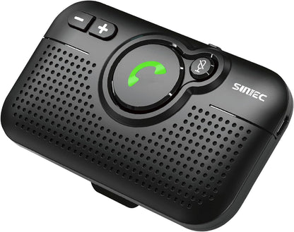 Bluetooth Car Speaker for Cell Phone, Handsfree Bluetooth Car Kit Motion AUTO ON Off Support Siri Voice Assistant Handsfree Speakerphone with Visor Clip - BC980P