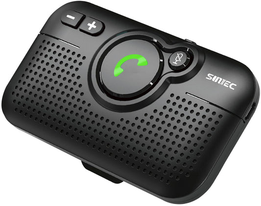 Bluetooth Car Speaker for Cell Phone, Handsfree Bluetooth Car Kit Motion AUTO ON Off Support Siri Voice Assistant Handsfree Speakerphone with Visor Clip - BC980P