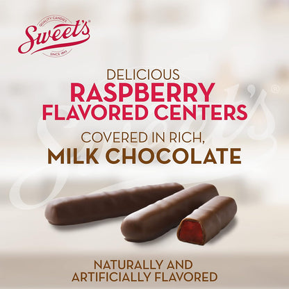 Sweet Candy Company Raspberry Milk Chocolate Sticks 10 Ounce