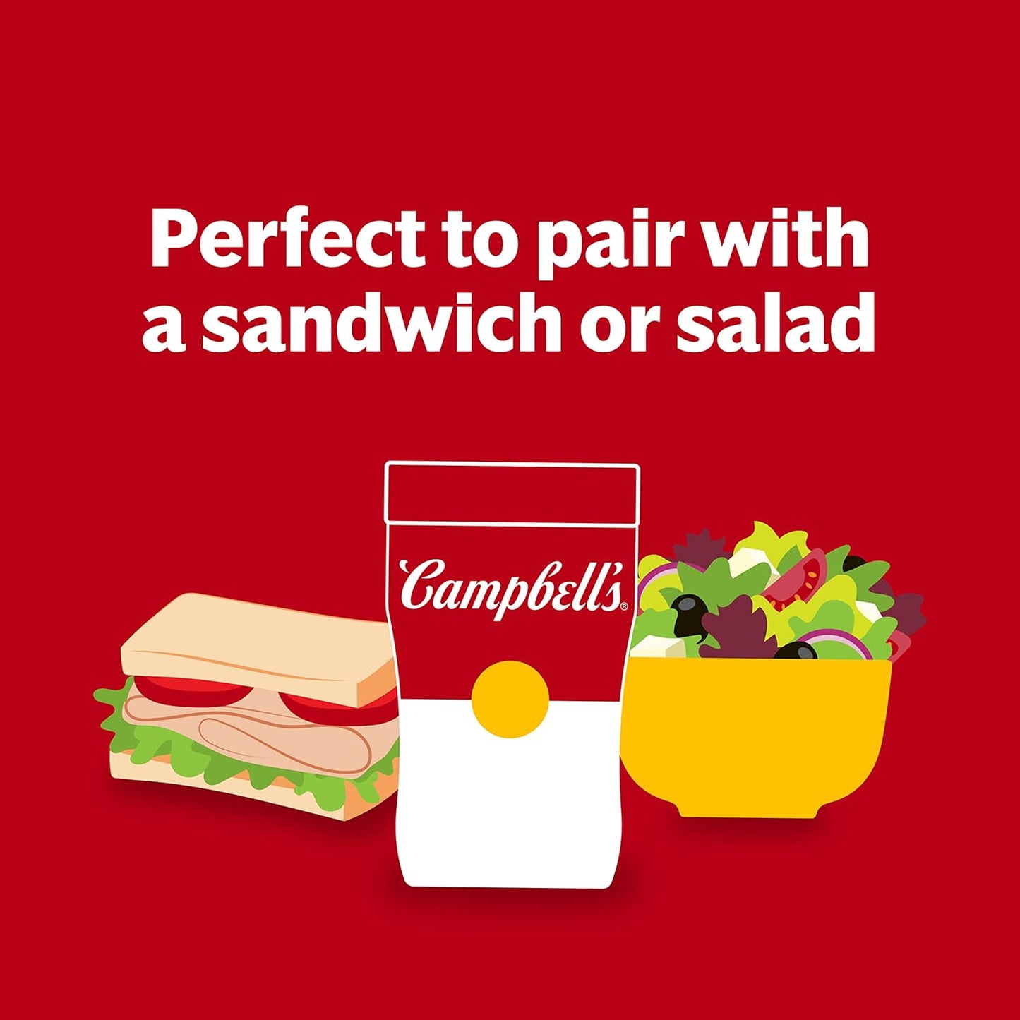 Campbell's Sipping Soup, Butternut Squash & Sweet Potato Soup, 11.1 oz Microwavable Cup