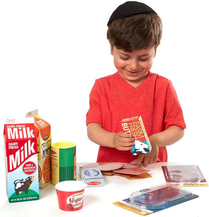 Melissa & Doug Fridge Groceries Play Food Cartons (8 pieces) - FSC Certified