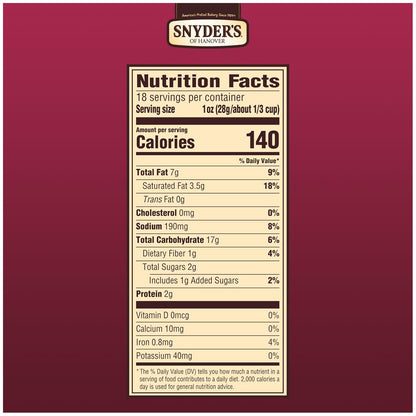 Snyder's of Hanover Pretzel Pieces, Honey Mustard and Onion, Party Size 18 Oz