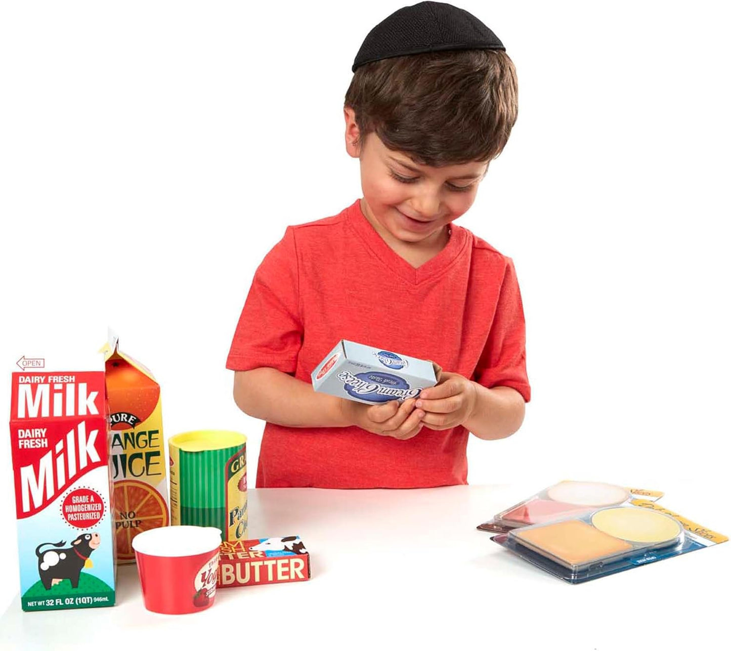 Melissa & Doug Fridge Groceries Play Food Cartons (8 pieces) - FSC Certified