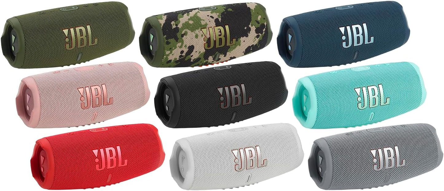 JBL CHARGE 5 - Portable Waterproof (IP67) Bluetooth Speaker with Powerbank USB Charge out, 20 hours playtime, JBL Partyboost (Black)