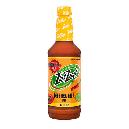 Zing Zang Michelada Mix, Non-Alcoholic Cocktail Mixer, 32 fl oz Bottle (Pack of 1)