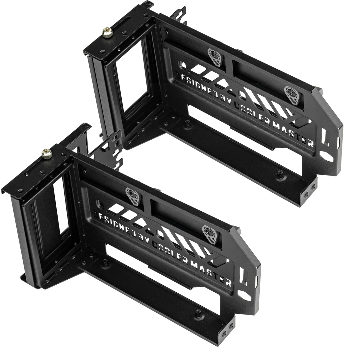 Cooler Master MasterAccessory Vertical GPU Card Holder Kit V3 Black, Premium Riser Cable PCI-E 4.0 x16-165mm, PCIe 3.0 Compatible, Adjustable Length for E-ATX|ATX|Micro ATX Case (MCA-U000R-KFVK03)