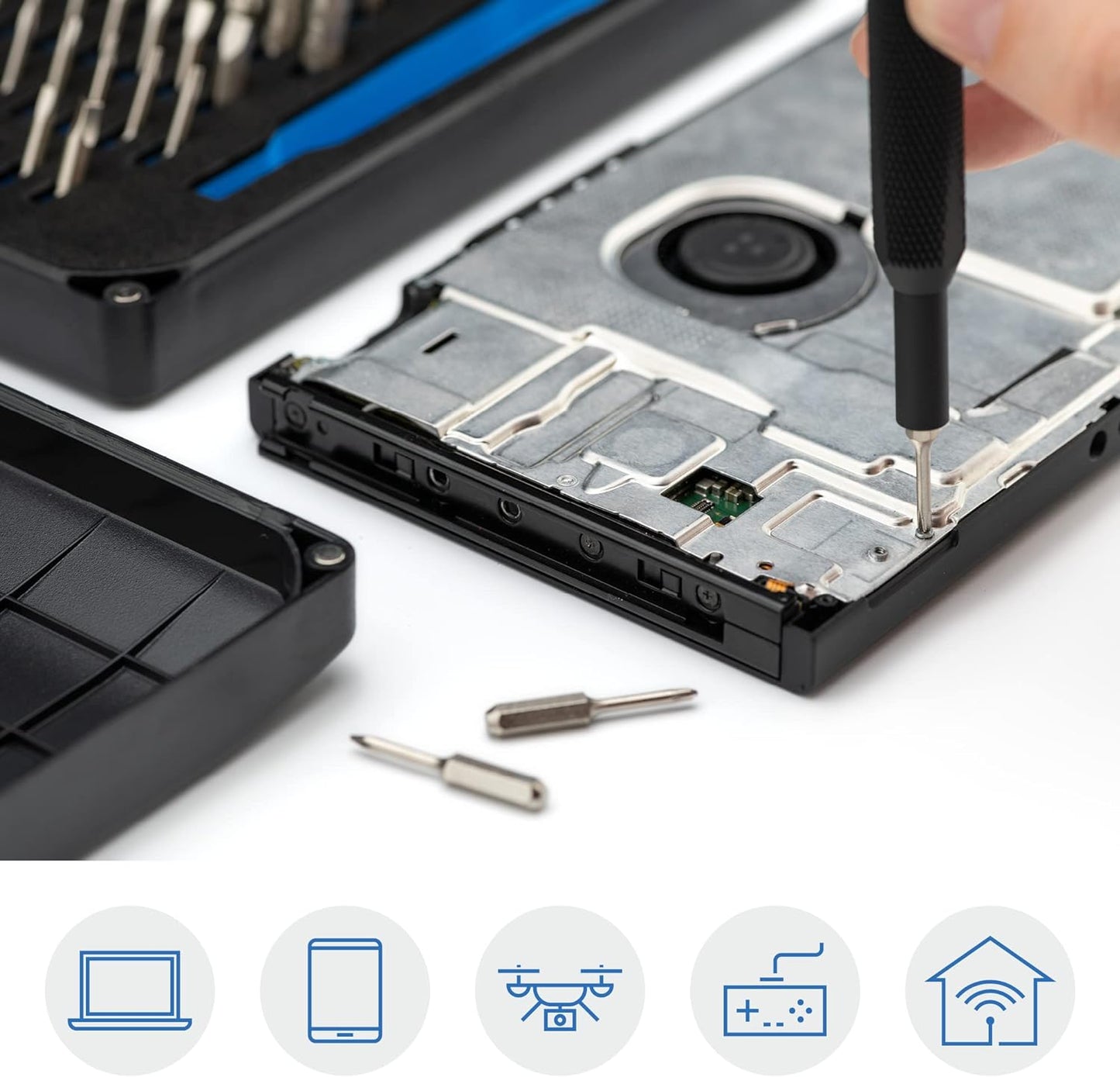 iFixit Mako Driver Kit - 64 Precision Bit Set for Electronics Repair