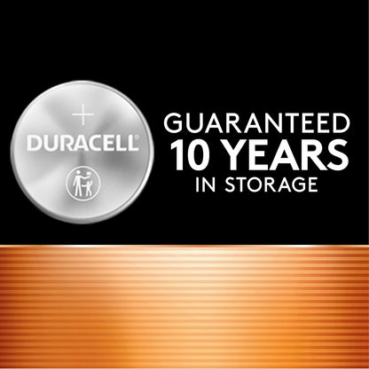 Duracell CR2025 3V Lithium Battery, Child Safety Features, 2 Count Pack, Lithium Coin Battery for Key Fob, Car Remote, Glucose Monitor, CR Lithium 3 Volt Cell