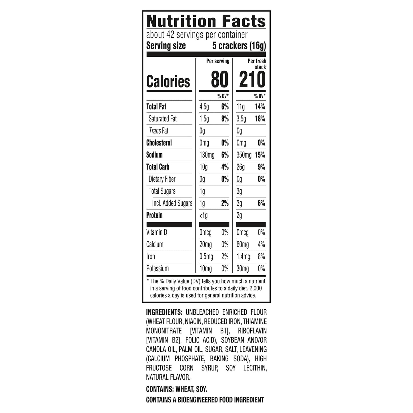 RITZ Fresh Stacks Original Crackers, Party Size, Christmas Crackers, Holiday Crackers, 23.7 oz (16 Stacks)