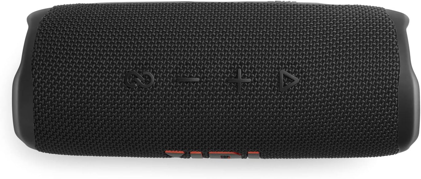 JBL Flip 6 Waterproof Portable Wireless Bluetooth Speaker Bundle with divvi! Premium Hardshell Case - Black