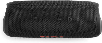 JBL Flip 6 Waterproof Portable Wireless Bluetooth Speaker Bundle with divvi! Premium Hardshell Case - Black
