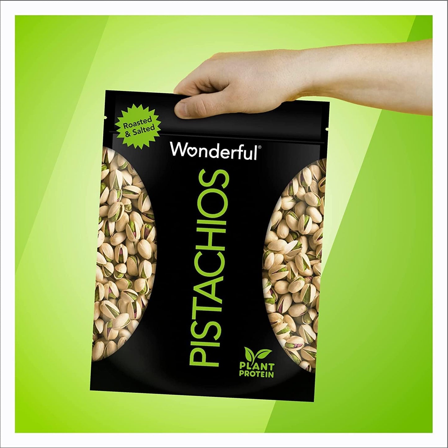 Wonderful Pistachios In Shell, Roasted & Salted Nuts, 48 Ounce Resealable Bag, Protein Snacks, Bulk Snacks, Healthy Snacks for Adults