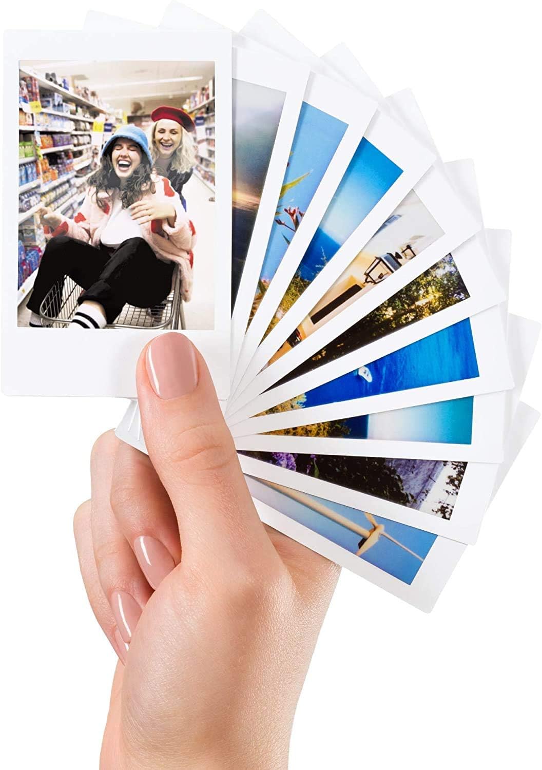 Fujifilm Instax Mini Instant Camera Film for Mini Instant Cameras - Capture Memories Anytime, Anywhere with Sunshine Photo Microfiber Cleaning Cloth... (5 Pack (Total 50 Shoots))