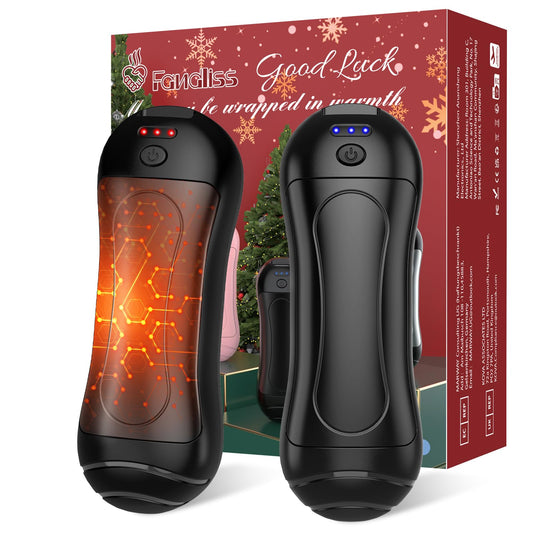 Hand Warmers Rechargeable 2 Pack,FANDLISS 6000mAh Portable Electric Hand Warmers,USB Pocket Heater AI Smart Chips 20+Hrs Safe Heat,Women Mens Present for Chritmas,Outdoor,Hunting,Skiing,Camping