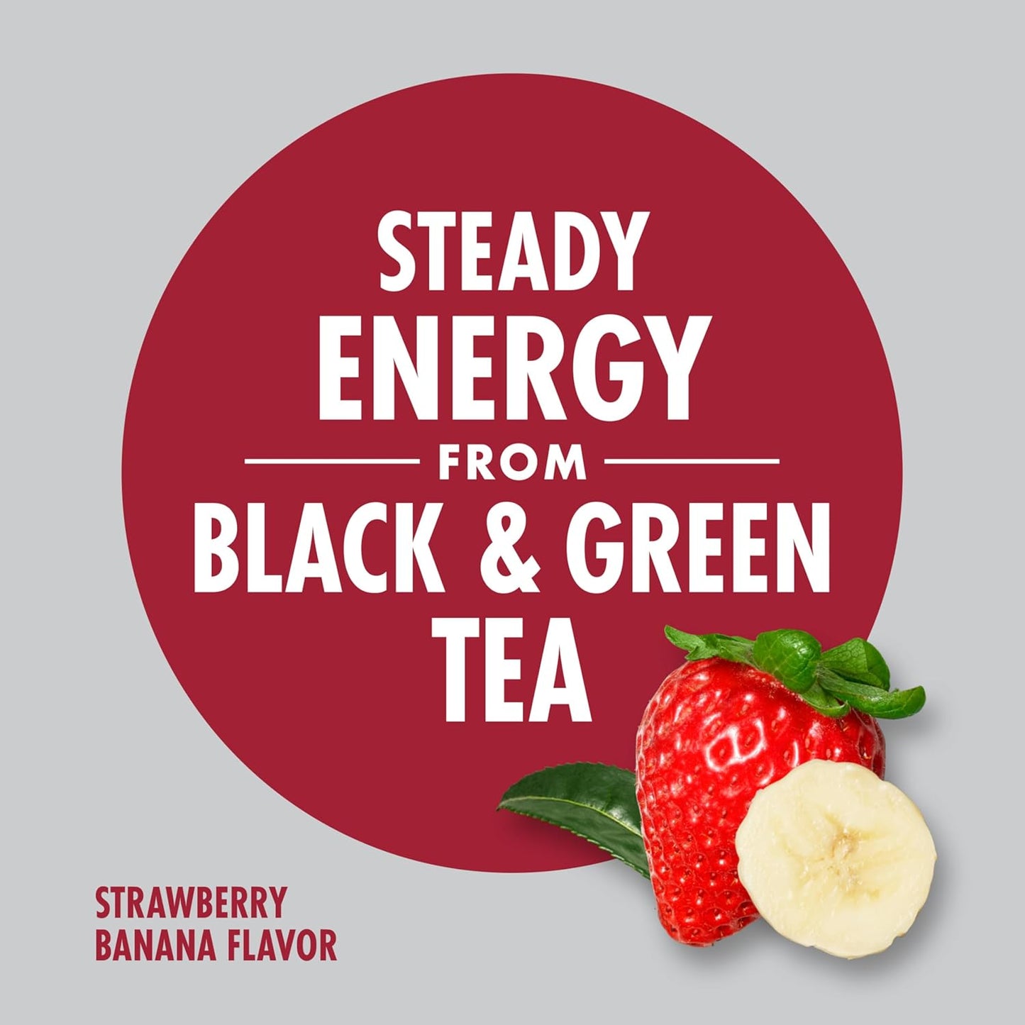 V8 +ENERGY Strawberry Banana Energy Drink, Made with Real Vegetable and Fruit Juices, 8 FL OZ Can (Pack of 6)