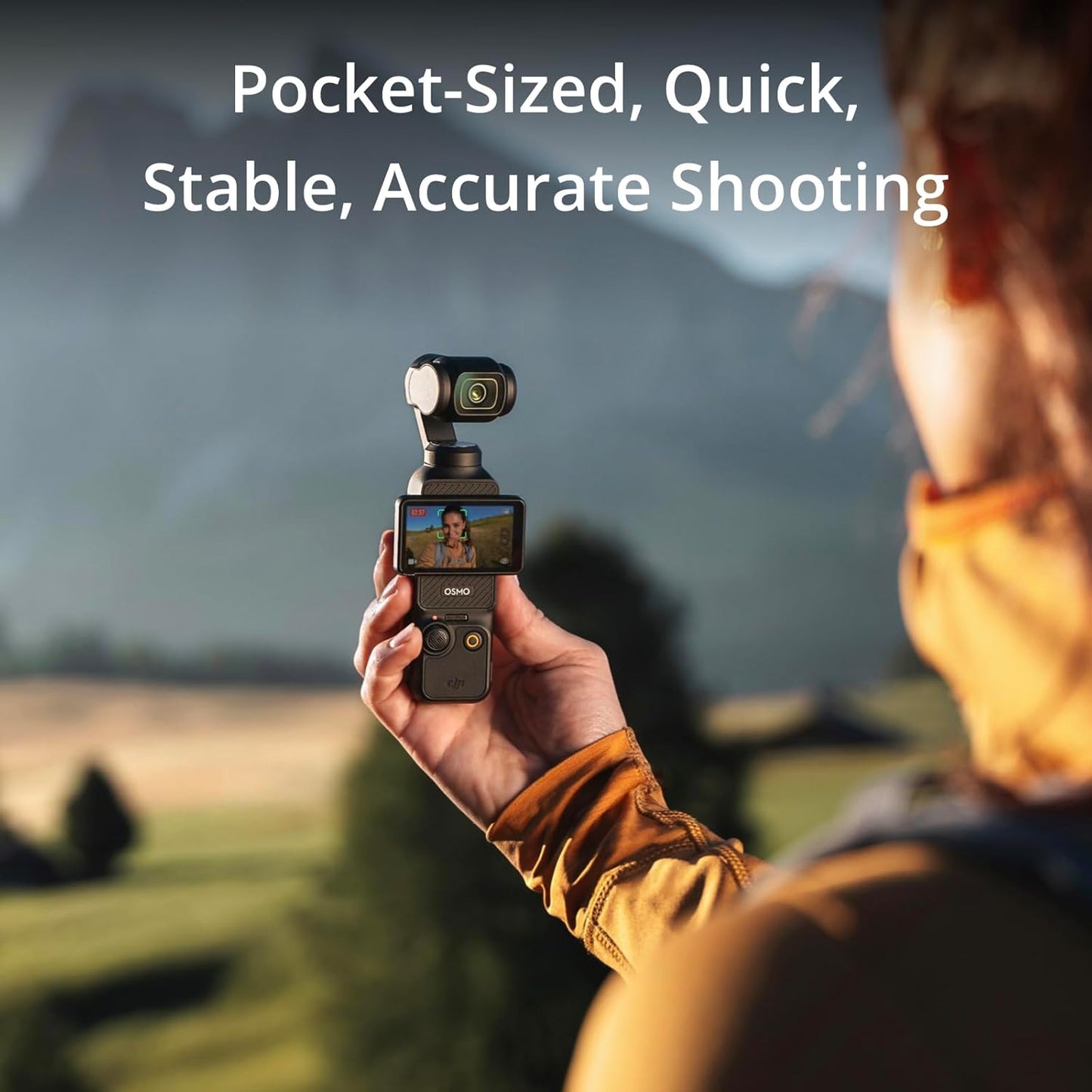 DJI Osmo Pocket 3, Vlogging Camera with 1'' CMOS & 4K/120fps Video, 3-Axis Stabilization, Fast Focusing, Face/Object Tracking, 2" Rotatable Touchscreen, Digital Camera for Photography, YouTube