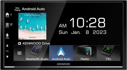 KENWOOD DMX7709S 6.8-Inch Capacitive Touch Screen, Car Stereo, CarPlay and Android Auto, Bluetooth, AM/FM Radio, MP3 Player, USB Port, Double DIN, 13-Band EQ, SiriusXM