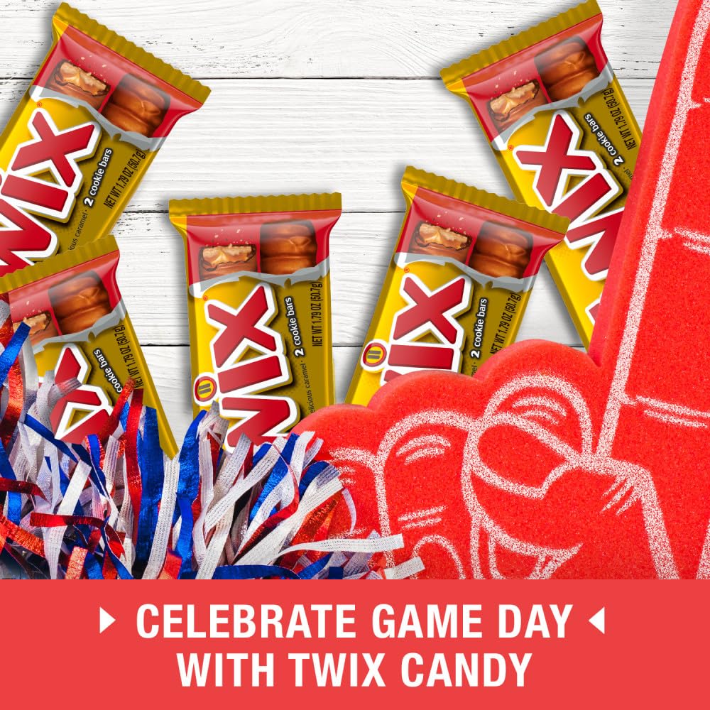 TWIX Full Size Caramel Chocolate Cookie Candy Bar, 1.79 oz. 36-Count Box