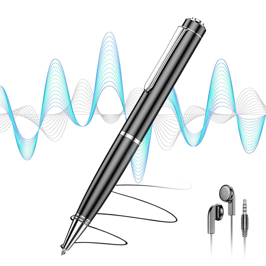 128GB Digital Voice Recorder - Voice Activated Recorder with Playback, Professional Audio Recorder for Lecture/Meeting/Course, Portable Audio Recorder Transfer File to Computer